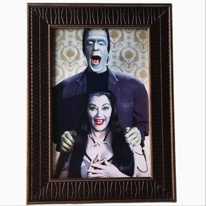 Lilly Munster Herman The Munsters Vintage Retro cult classic 60s tv fun art goth